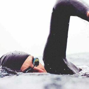 Triathlete Ocean Swim