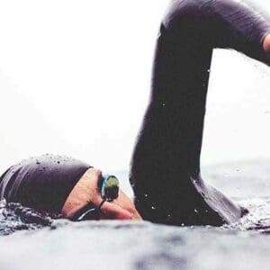 Triathlete Ocean Swim