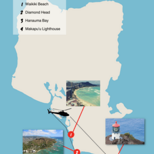 18 Minutes SHARED Helicopter Tour in Honolulu