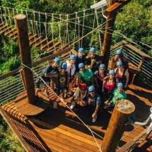 Ziplining (Climbworks Zipline)