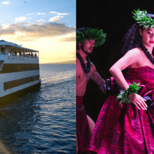 Oahu Ocean Cocktail Cruise and Luau Package