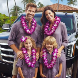 「Business Class Transportation with Lei Greeting」Honolulu Airport ⮕ Waikiki Hotels Exclusive Transfer