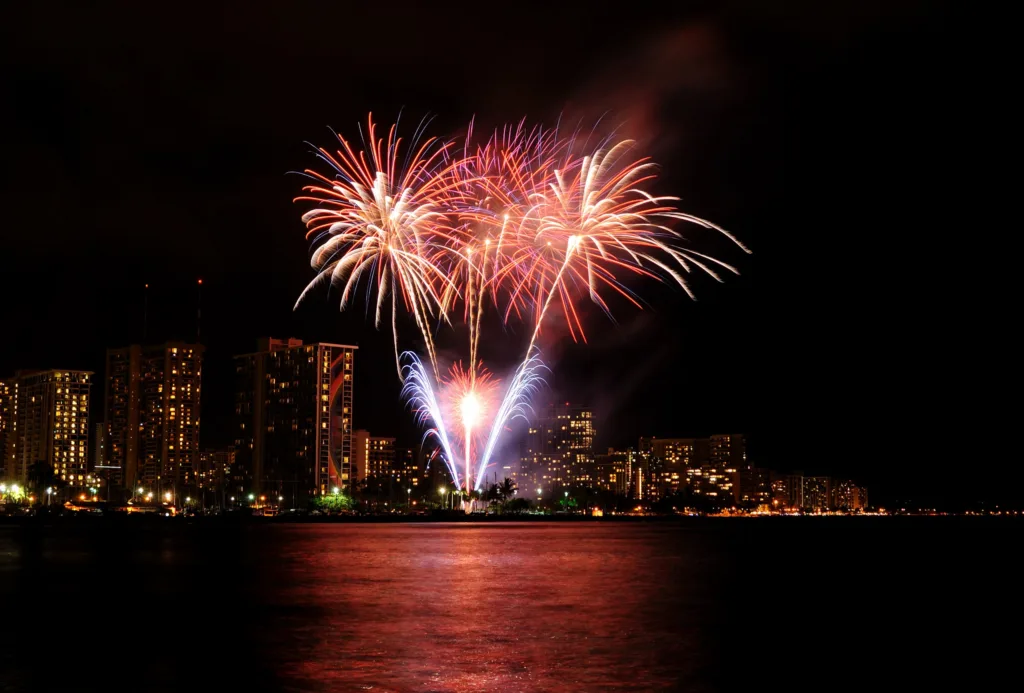Evening cruise to watch Waikiki’s spectacular fireworks show
