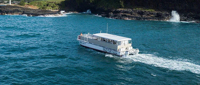 Sunset cruise aboard a catamaran with ocean views