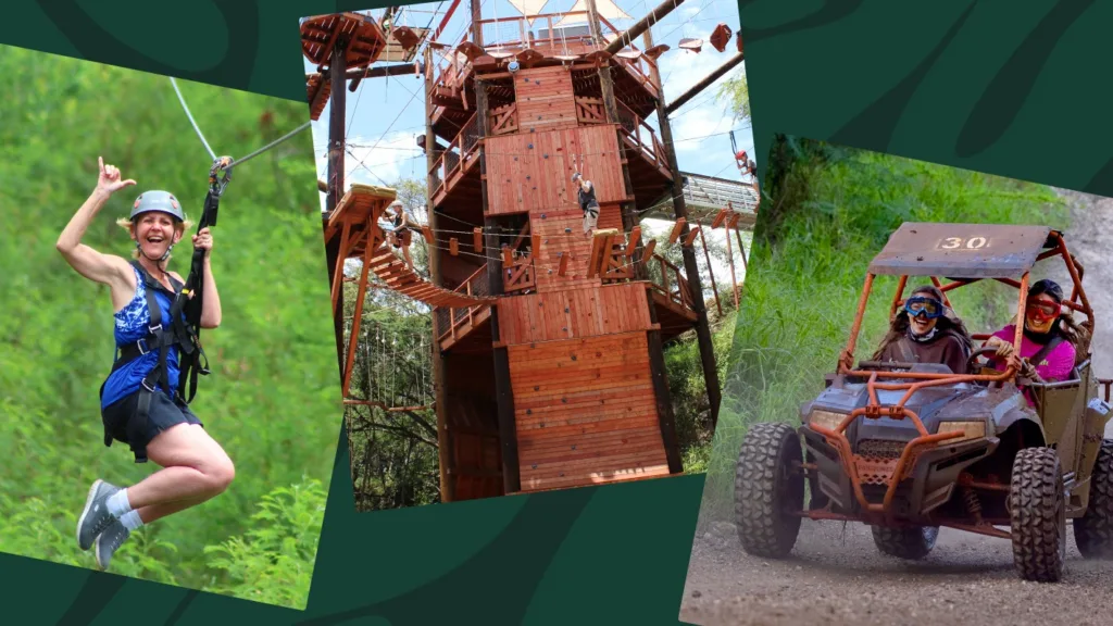 Thrilling ultimate adventure package featuring guided zipline tour