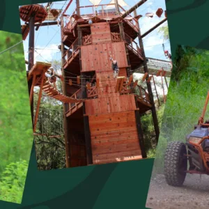 Thrilling ultimate adventure package featuring guided zipline tour