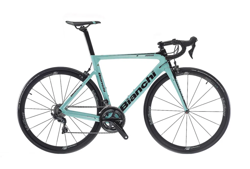 Bianchi Aria 55cm road bike prepared for rental