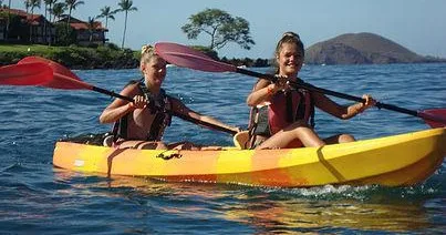 Group kayak and snorkel tour near Haleakala Maui
