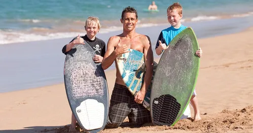 Skimboarding lessons available on Maui island