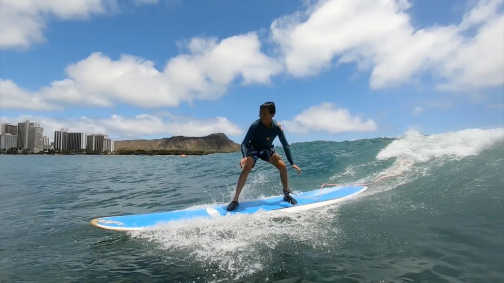 Surf camp designed for kids learning island waves