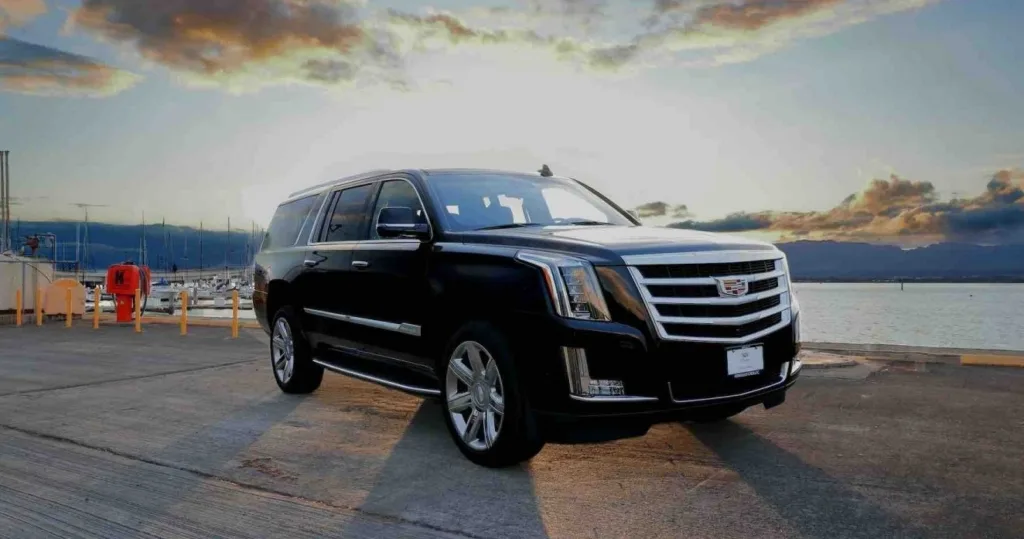 Private chauffeur service with large transit vehicle in Maui