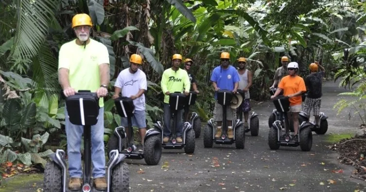 Hakalau Segway tour exploring Mala Pua with easy to moderate pace