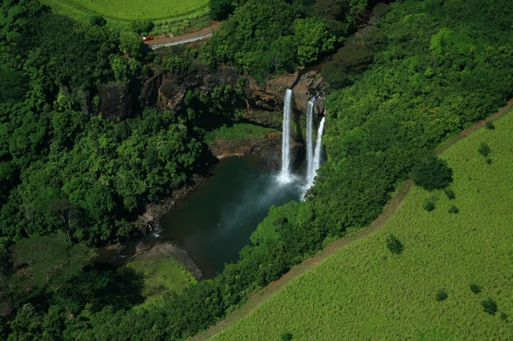 Private tour to scenic waterfalls in nature