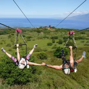 Most popular six-line guided zipline tour in Maui