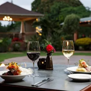 Manor House Hawaiian luau experience with transport service