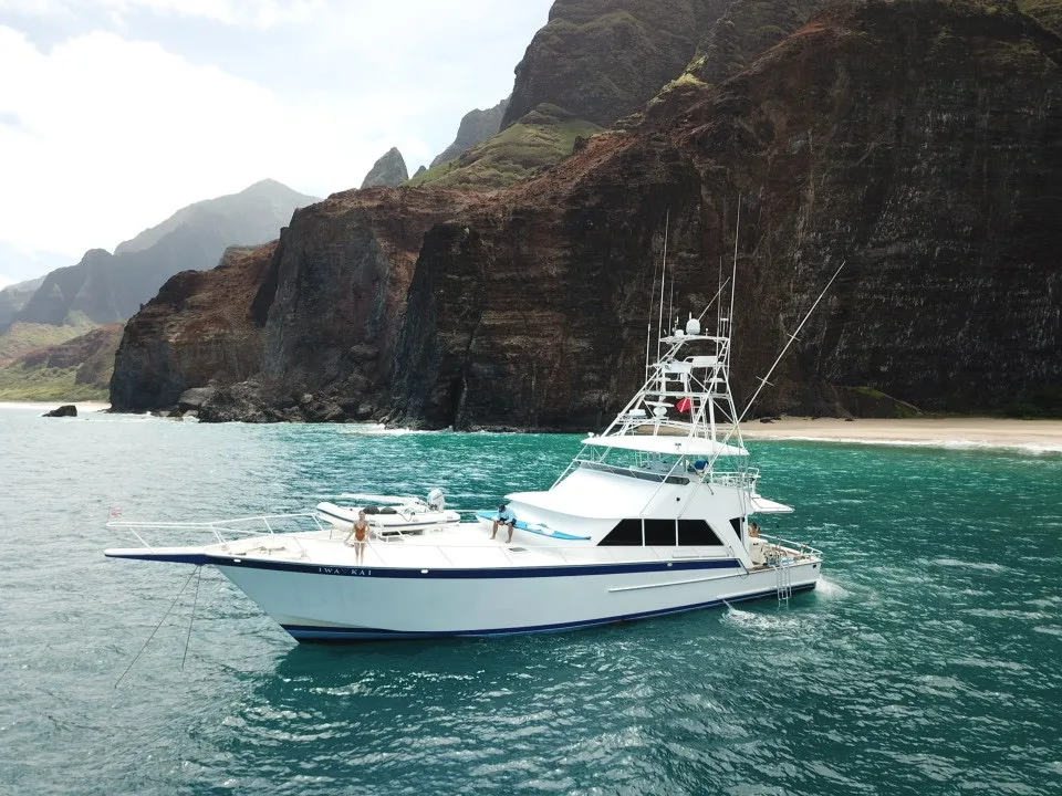 Boat ready for half day private sport fishing adventure