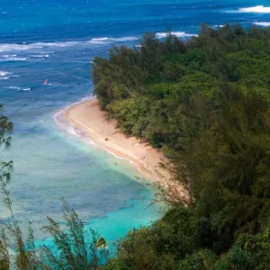 Lush green valleys and cliffs on Kaua'i tour