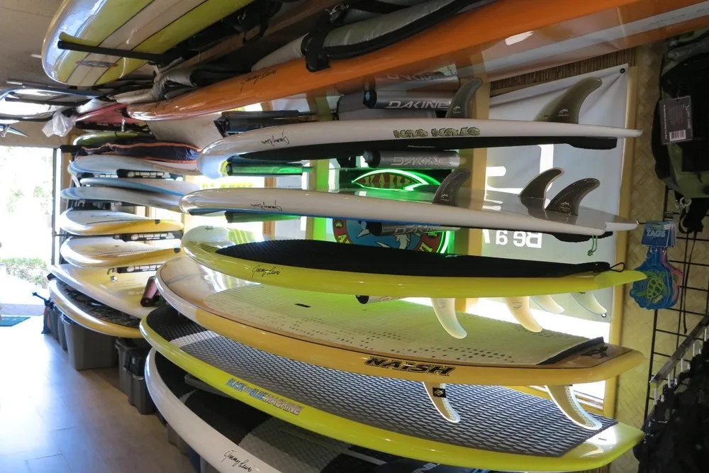 Wide selection of rental vehicles ready for use