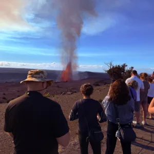 Custom tour exploring Volcanoes National Park with stops