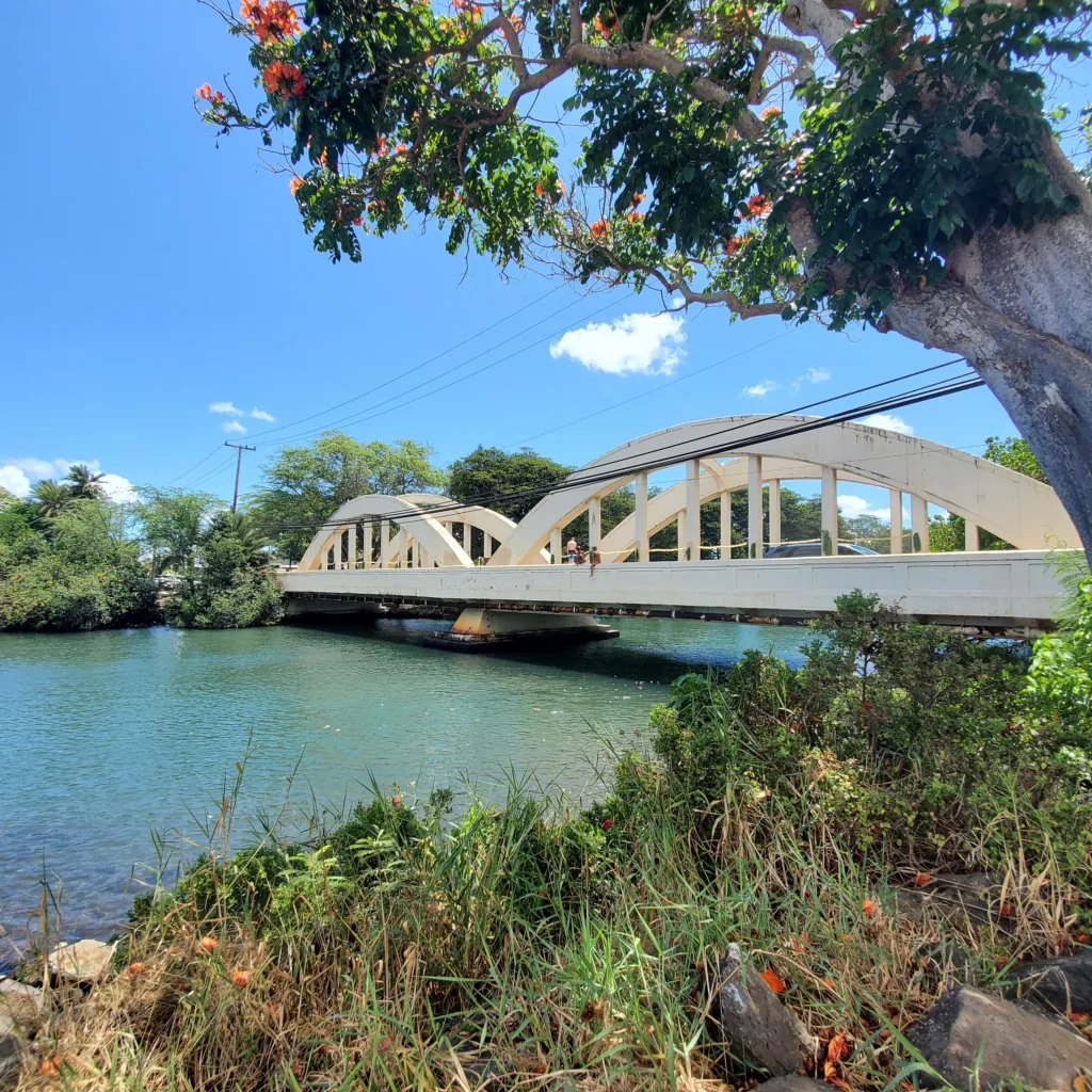 Small group enjoying sunset shuttle ride in Waikiki