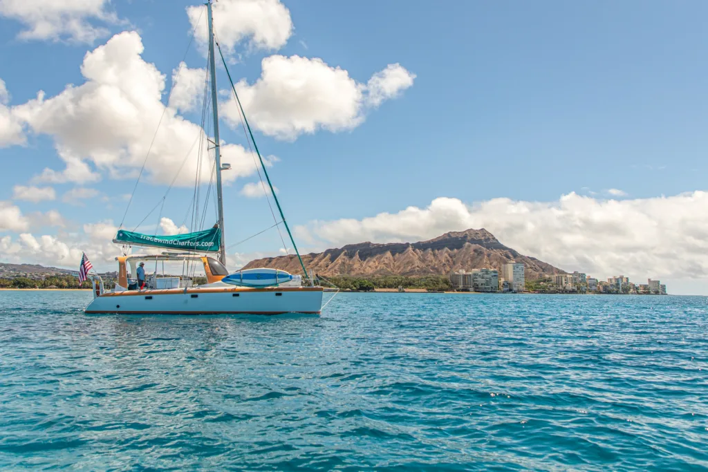 Sailing during the day with opportunities for snorkeling