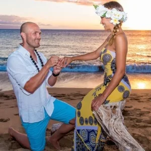 Sunset view during Aloha session event