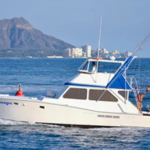 Shared charter boat service with waitlist availability