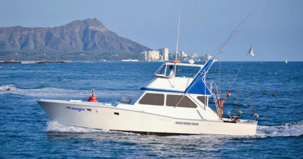 Shared charter boat service with waitlist availability
