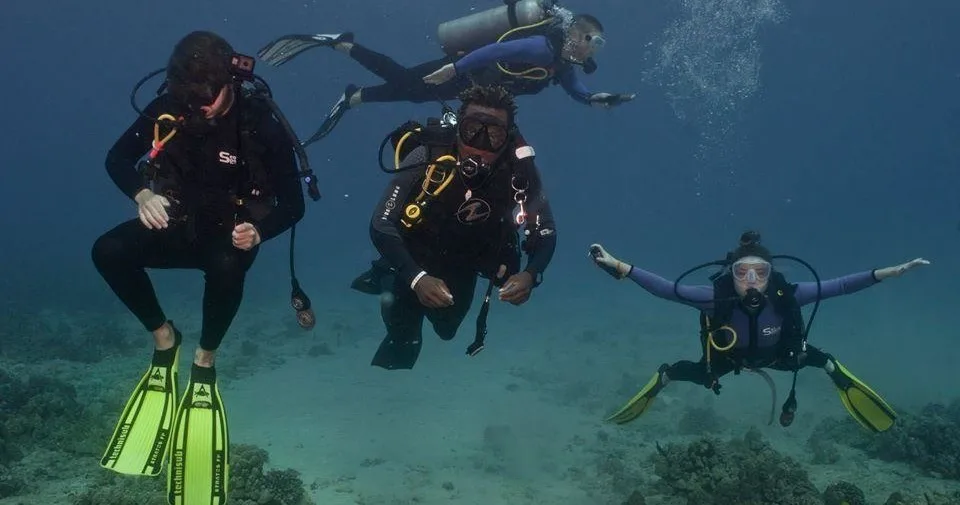 Three day open water scuba diving certification course
