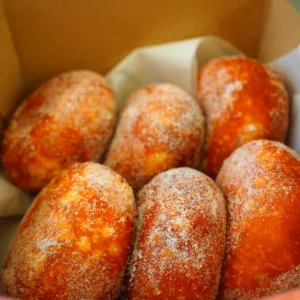 Hiking Diamond Head followed by acai bowl and malasada treat