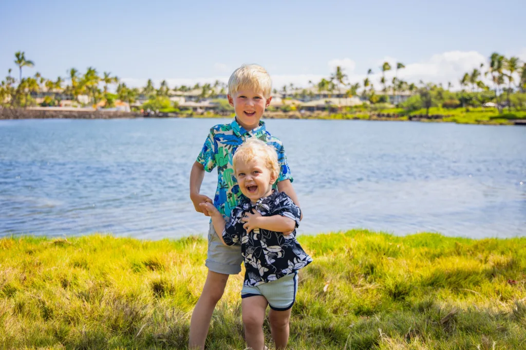 Mini photo session capturing moments at Waikoloa Resort
