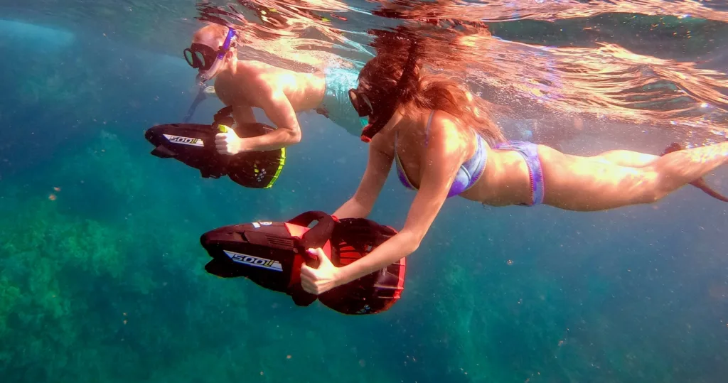 Private snorkeling tour at Turtle Town with GoPro filming