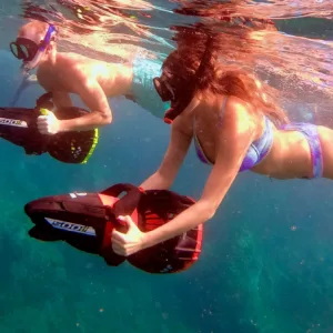 Private snorkeling tour at Turtle Town with GoPro filming