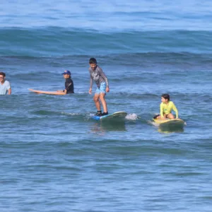 Semi-private lesson with focused attention on surfing skills