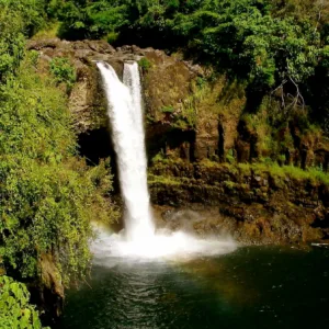 Scenic views from Hamakua coast near Hilo