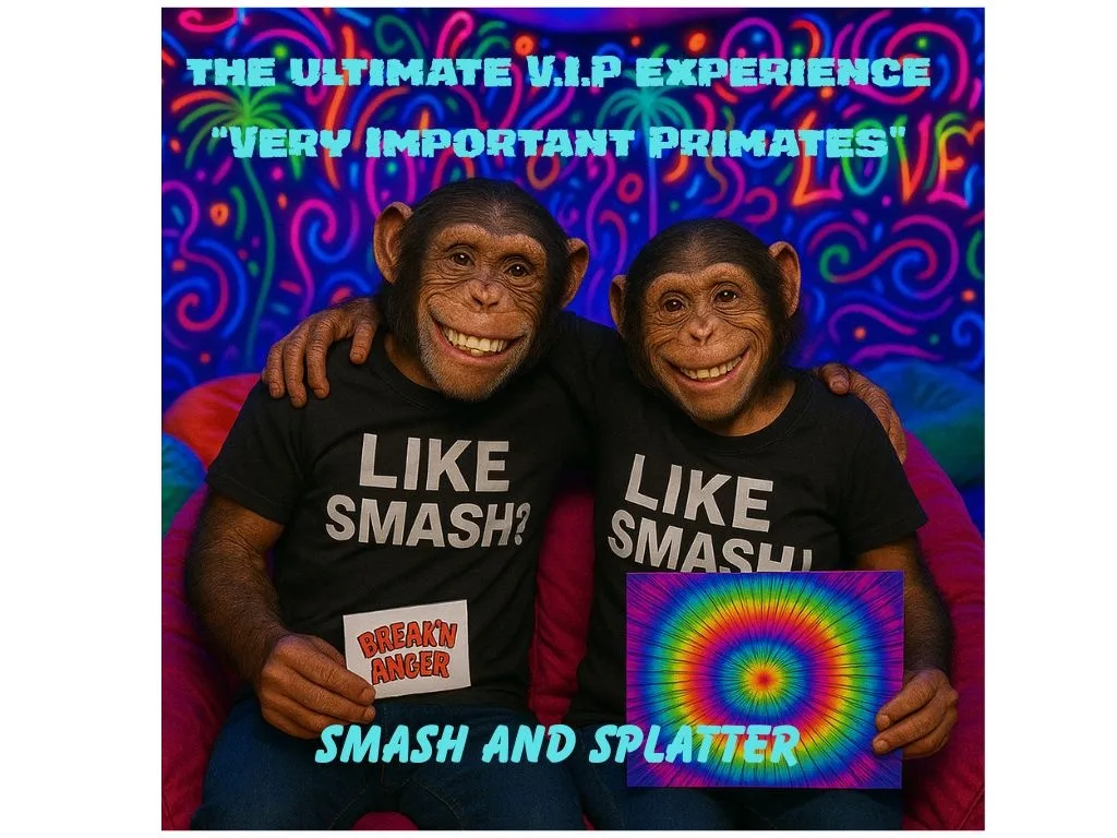 Guests enjoying exclusive VIP experience at smash room