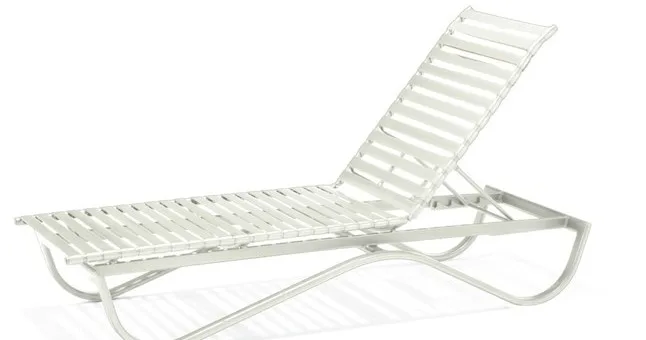 Comfortable lounge chair on tropical island tour