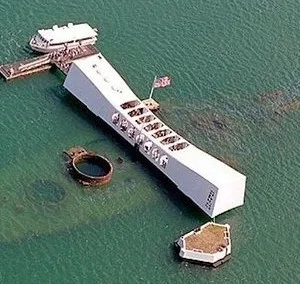 Family visiting historic Pearl Harbor with private transport