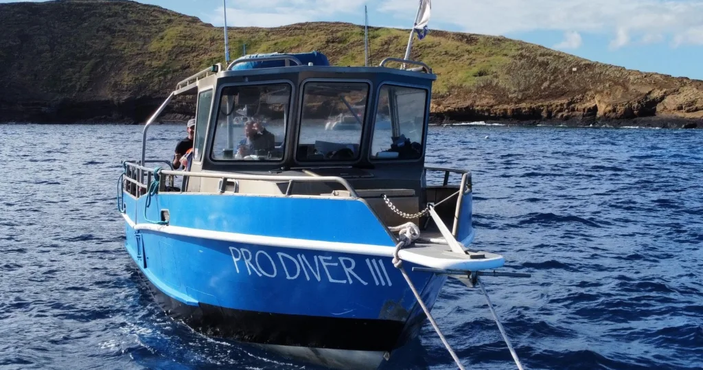 Private charter for guided scuba diving adventures in Maui