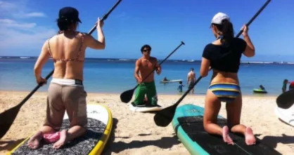Stand-up paddleboarding lessons for all skill levels