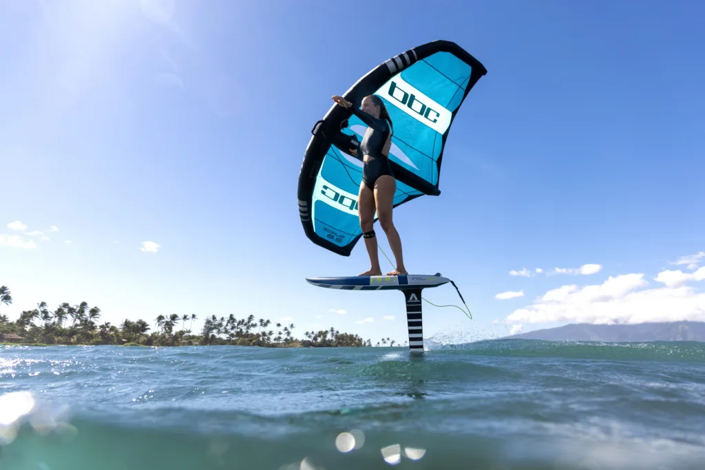 Instructor guiding student during two hour island lesson