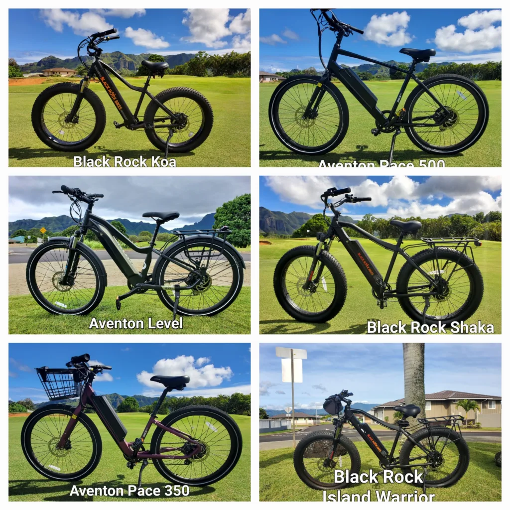 Delivery van arriving for island tour equipment drop-off