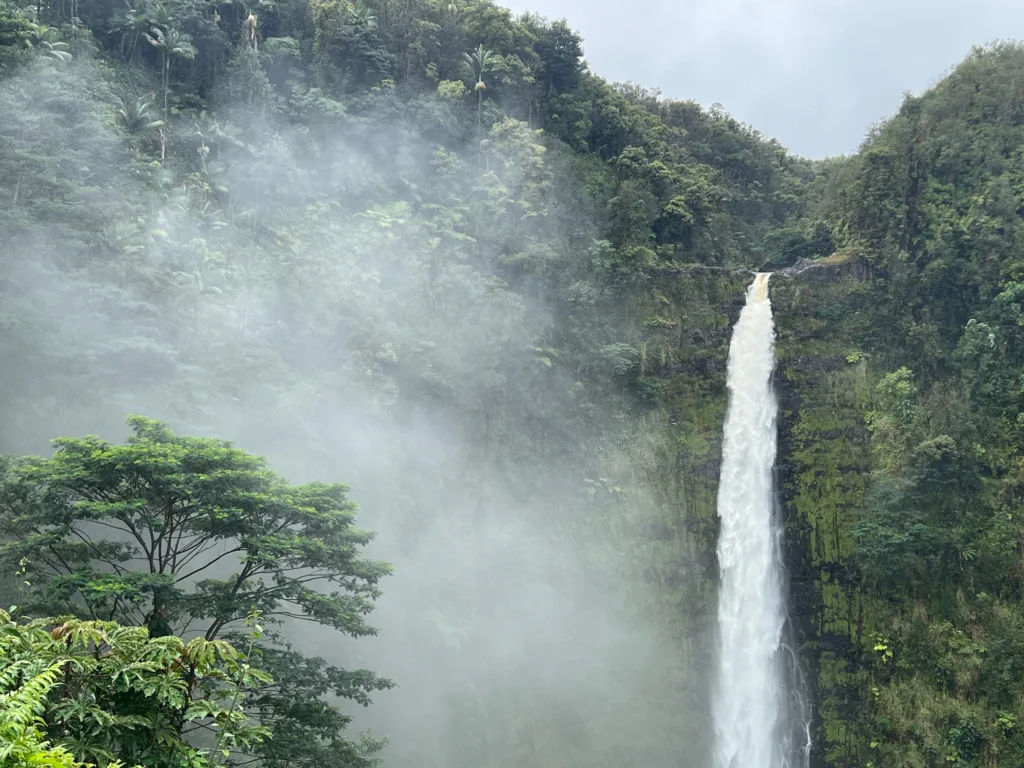 Small group exploring volcanoes near Kona on Big Island