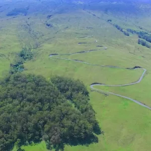 Bikers descending Haleakala volcano on a downhill tour
