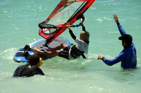 Windsurfing lessons on Maui’s beautiful windy beaches