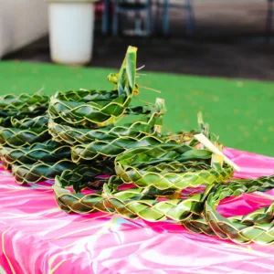 Premium splash water activity at Hawaiian luau event