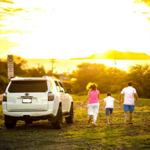 Family photography session combined with island tour