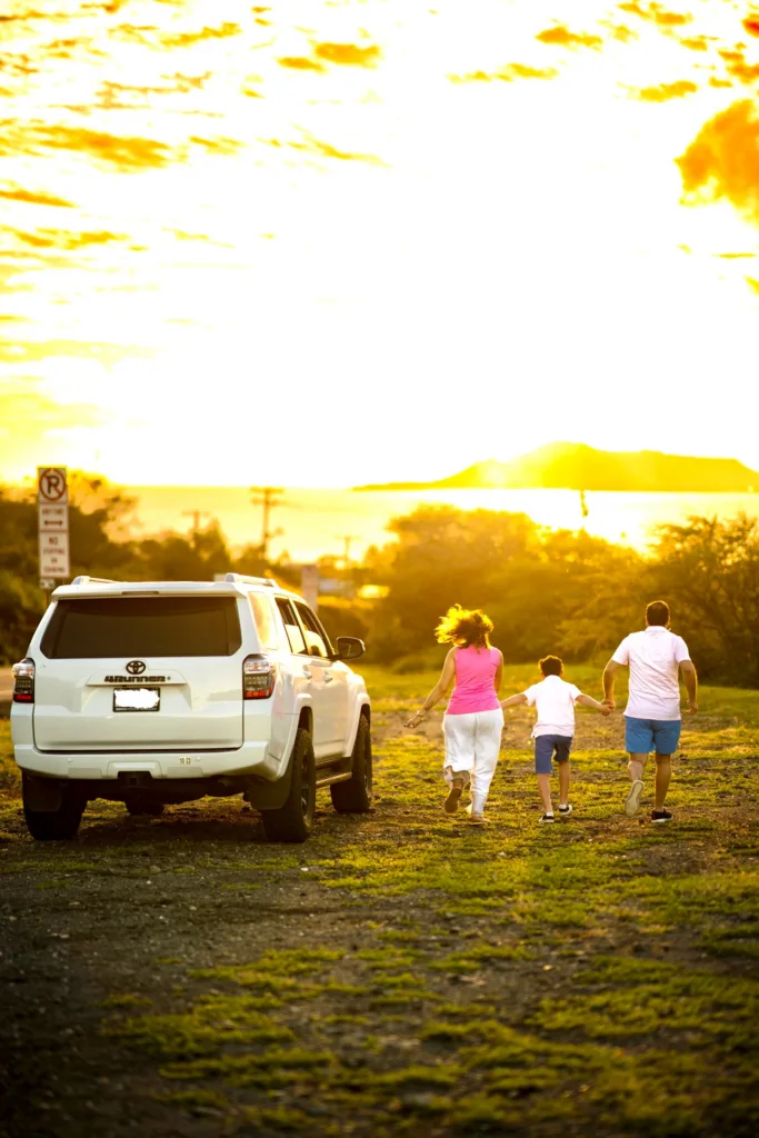 Family photography session combined with island tour