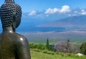 Sunset views from Maui’s upcountry region