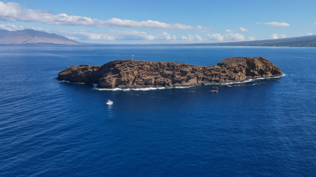 Scuba diving at Molokini Backwall and nearby second site